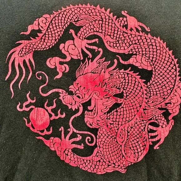 Y2K Asian Style Top - Picture 3 of 7